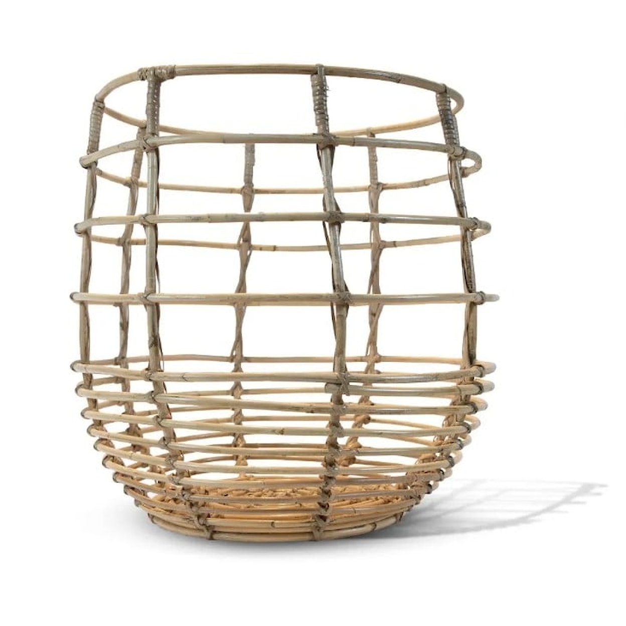 Ibolili Baskets and Sets OCEAN RATTAN BASKET, RND- S/2