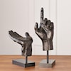 Global Views Sculptures by Global Views Hand Sculpture-Open Hand