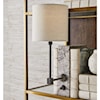 Uttermost Accent Lamps ON A SHELF MINI LAMP - TRAVERTINE/BRONZE