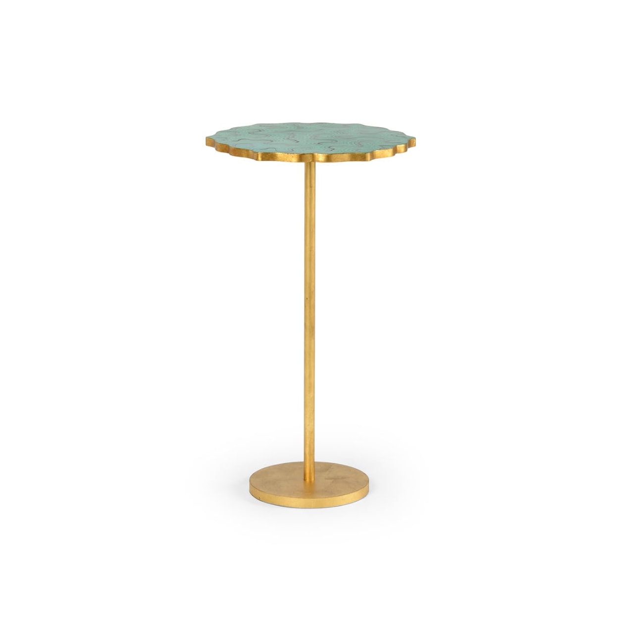 Chelsea House Tables - Accent & Side MALACHITE SIDE TABLE