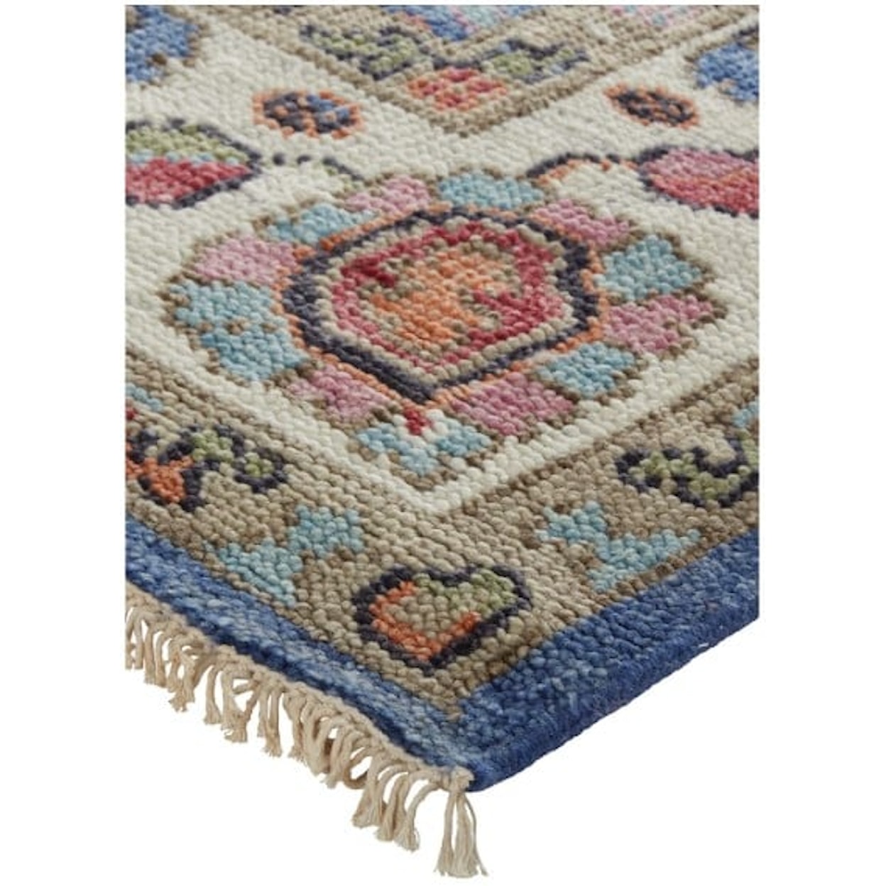 Feizy Rugs Beall BEALL 6708F IN BLUE-MULTI