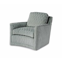 MONAHAN SWIVEL CHAIR IN TIBET BLUES