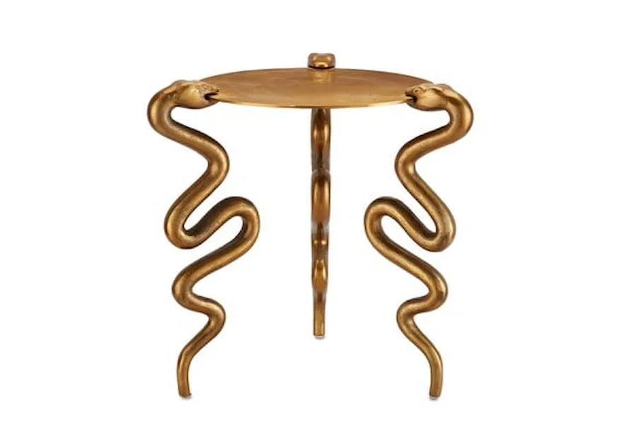 Accent Tables SERPENT ACCENT TABLE by Currey & Co at Jacksonville Furniture Mart