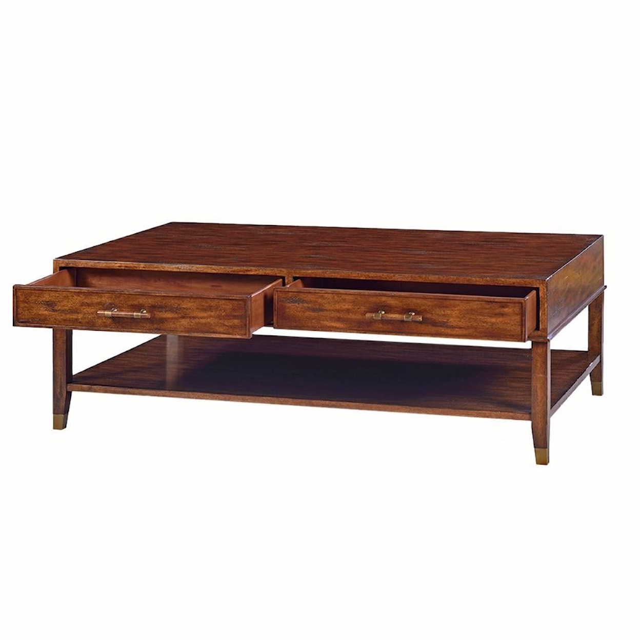 Oliver Home Furnishings Coffee Tables RECTANGULAR COFFEE TABLE- COUNTRY