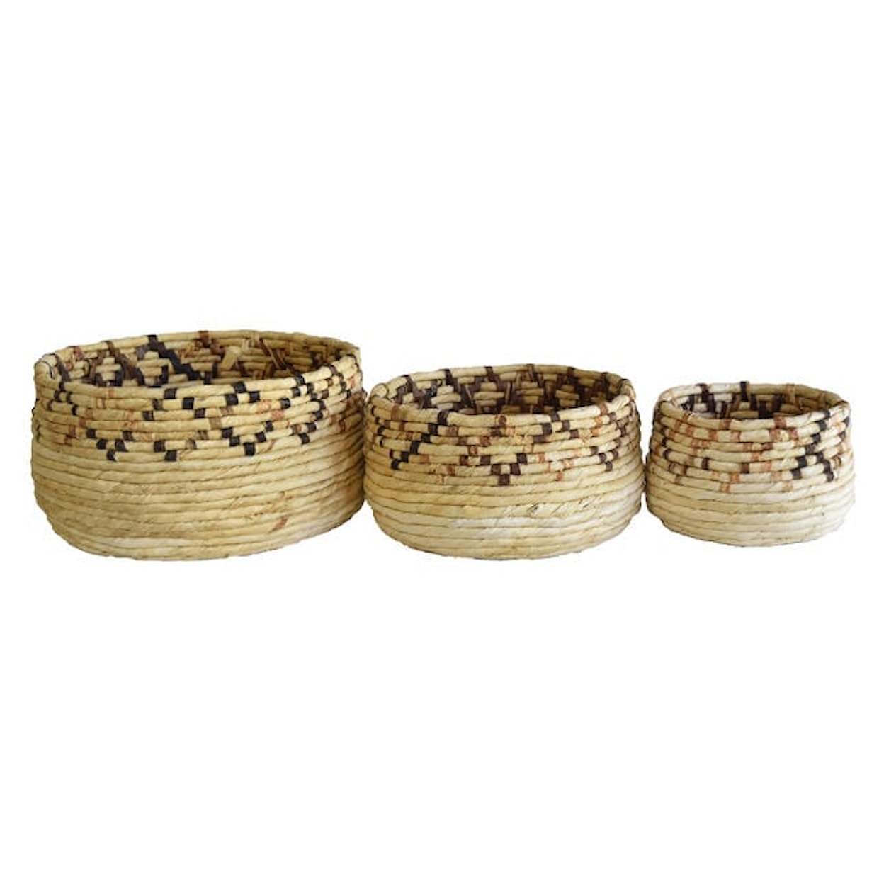 Dovetail Furniture Accessories Guava Basket Set Of 3