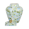 Chelsea House Elaine Burge Lumberton Jar With Lid - Blue/Green