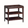 Oliver Home Furnishings End/ Side Tables RECTANGLE SIDE TABLE W/ LIP TOP-COUNTRY