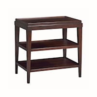 RECTANGLE SIDE TABLE W/ LIP TOP-COUNTRY