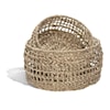 Ibolili Baskets and Sets SHIP KNOT TABLE BASKET, ROUND- S/2