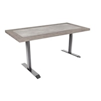 SCOTTSDALE 65" POWER ADJUSTABLE DESK GRAY BASE