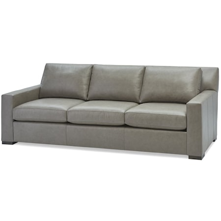 Charles 3 Seat Leather Sofa