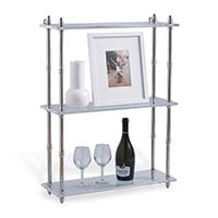 Port 68 Shelves Carmel Nickel Lucite Shelf 
