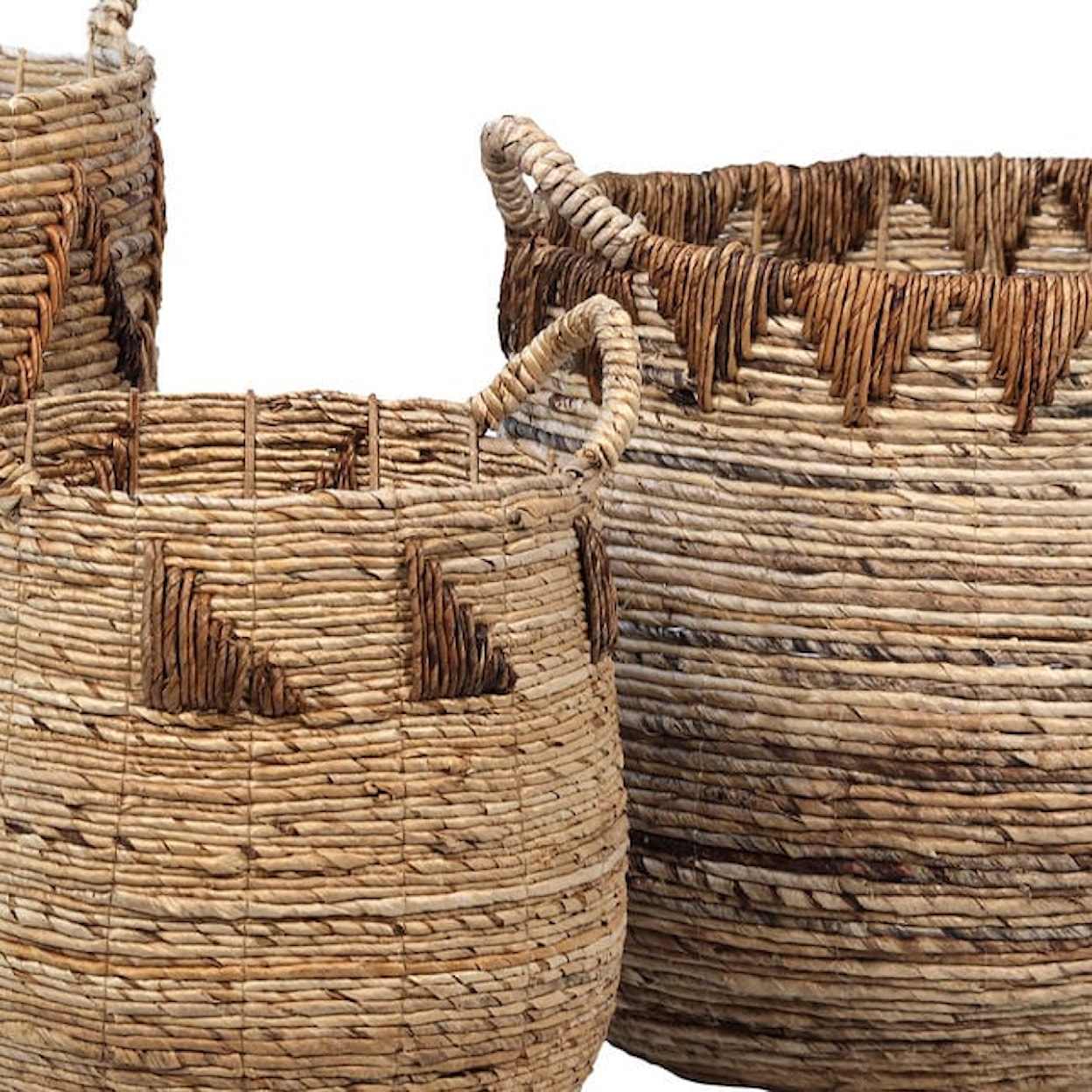 Dovetail Furniture Accessories Moana Basket Set Of 3