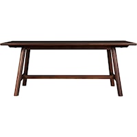 Mid-Century Modern Dining Table with Two Pull-Out Leaves