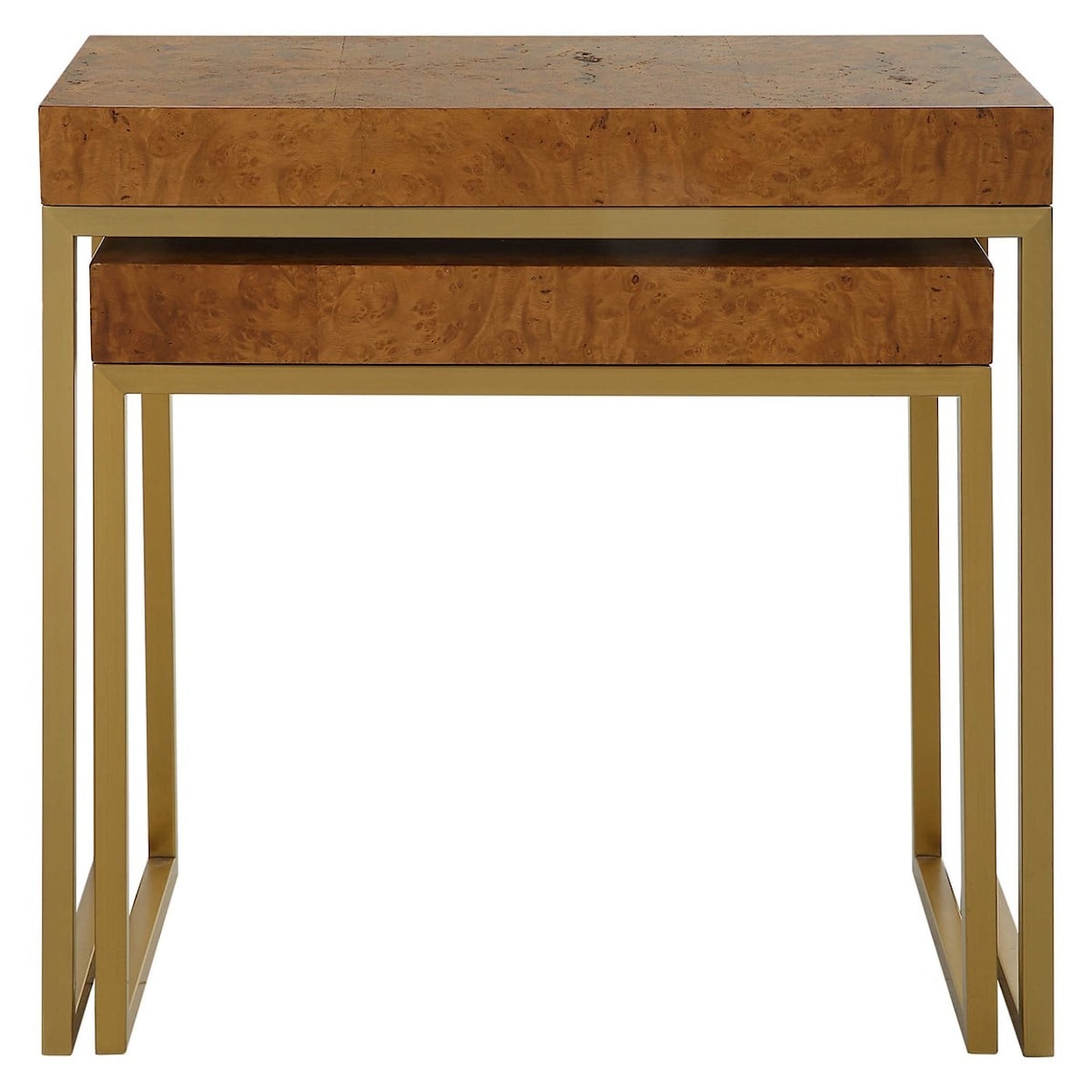 Uttermost Accent Furniture - Occasional Tables BURL-ESQUE NESTING TABLES, S/2