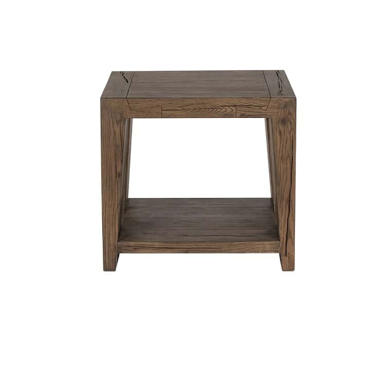 Classic Home Troy TROY END TABLE SUEDE BROWN