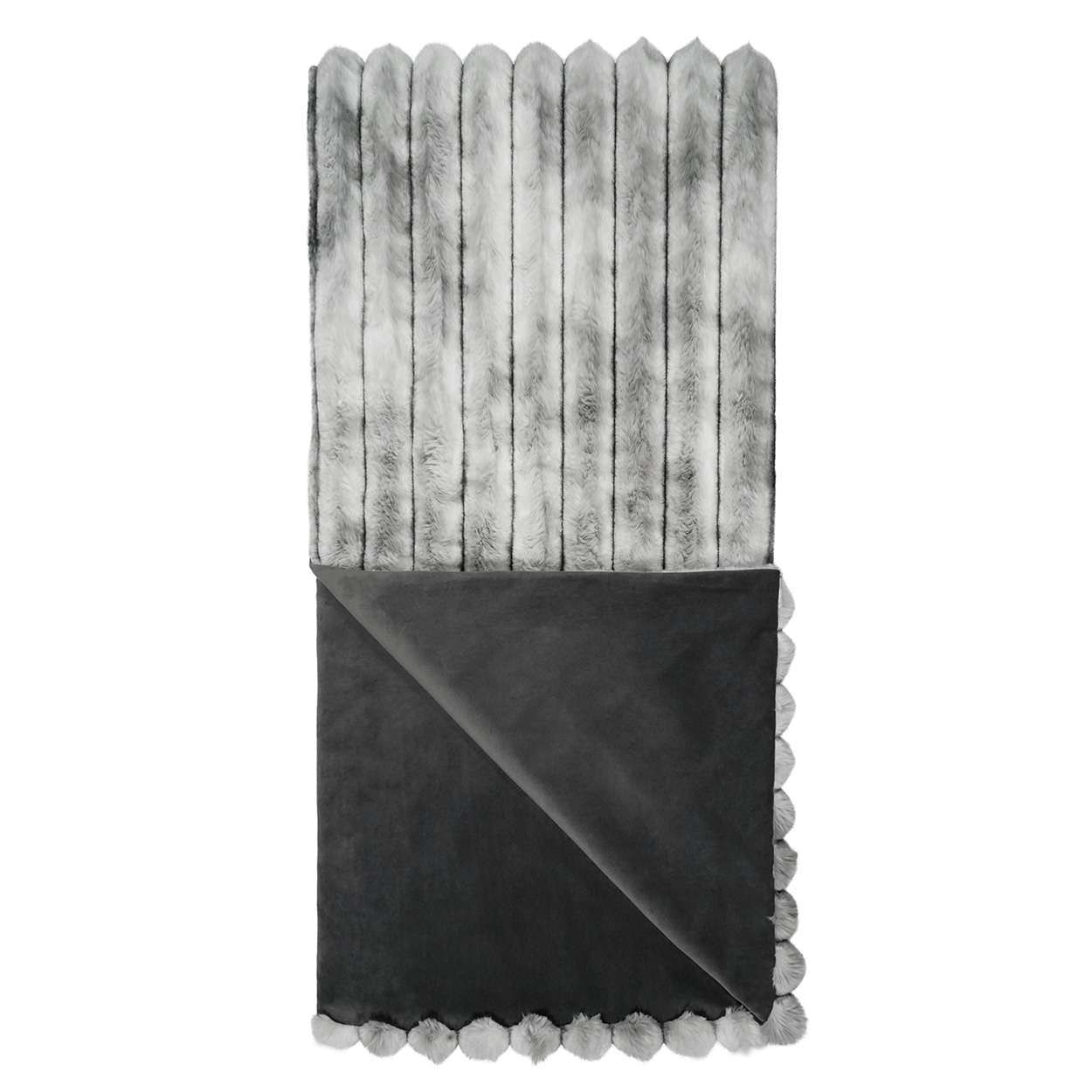 D.V. KAP Home Throws Summit Throw-Grey