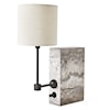 Uttermost Accent Lamps ON A SHELF MINI LAMP - TRAVERTINE/BRONZE