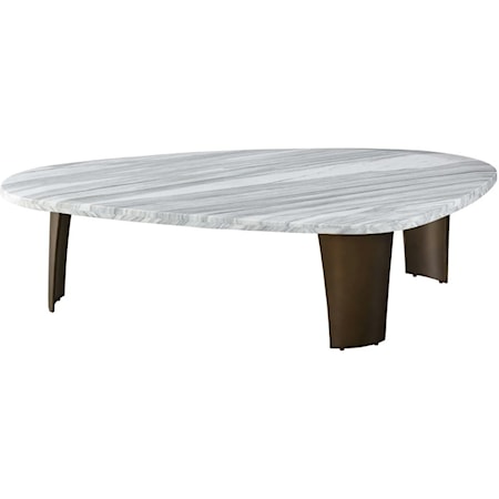 Stone Top Cocktail Table