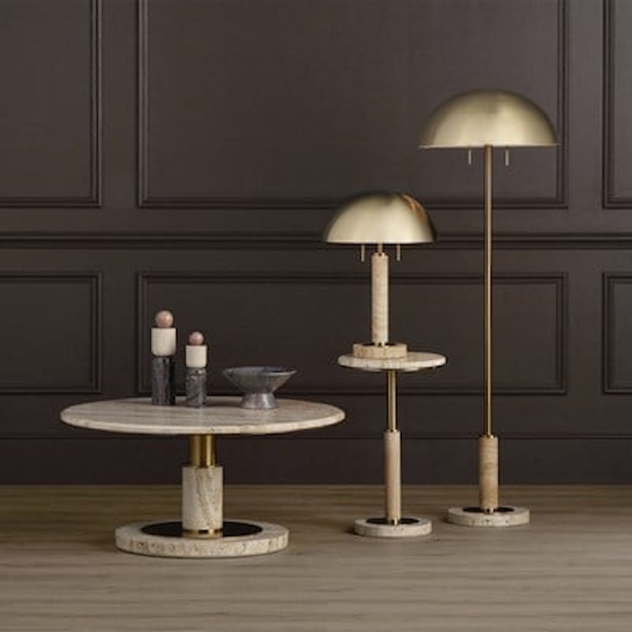 Currey & Co Lighting Table Lamps Miles Table Lamp
