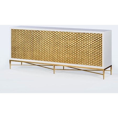 HONEYCOMB SIDEBOARD- GHOST