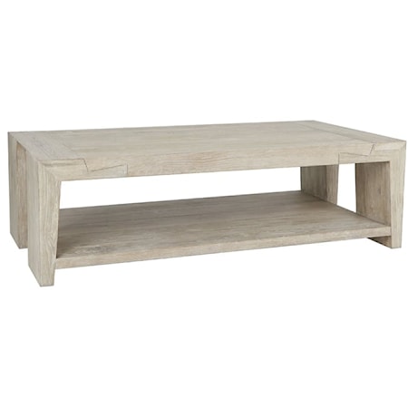 TROY 60" COFFEE TABLE WHITE