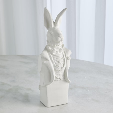 Rabbit in Tux-Matte White