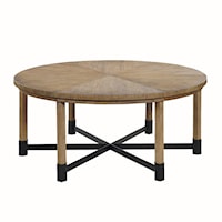 ROUND COFFEE TABLE- NATURAL