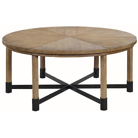 ROUND COFFEE TABLE- NATURAL