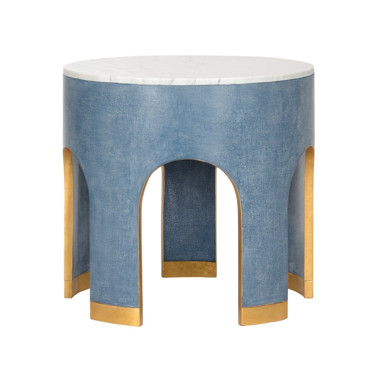 Chelsea House Tables - Accent & Side AQUEDUCT END TABLE- bLUE