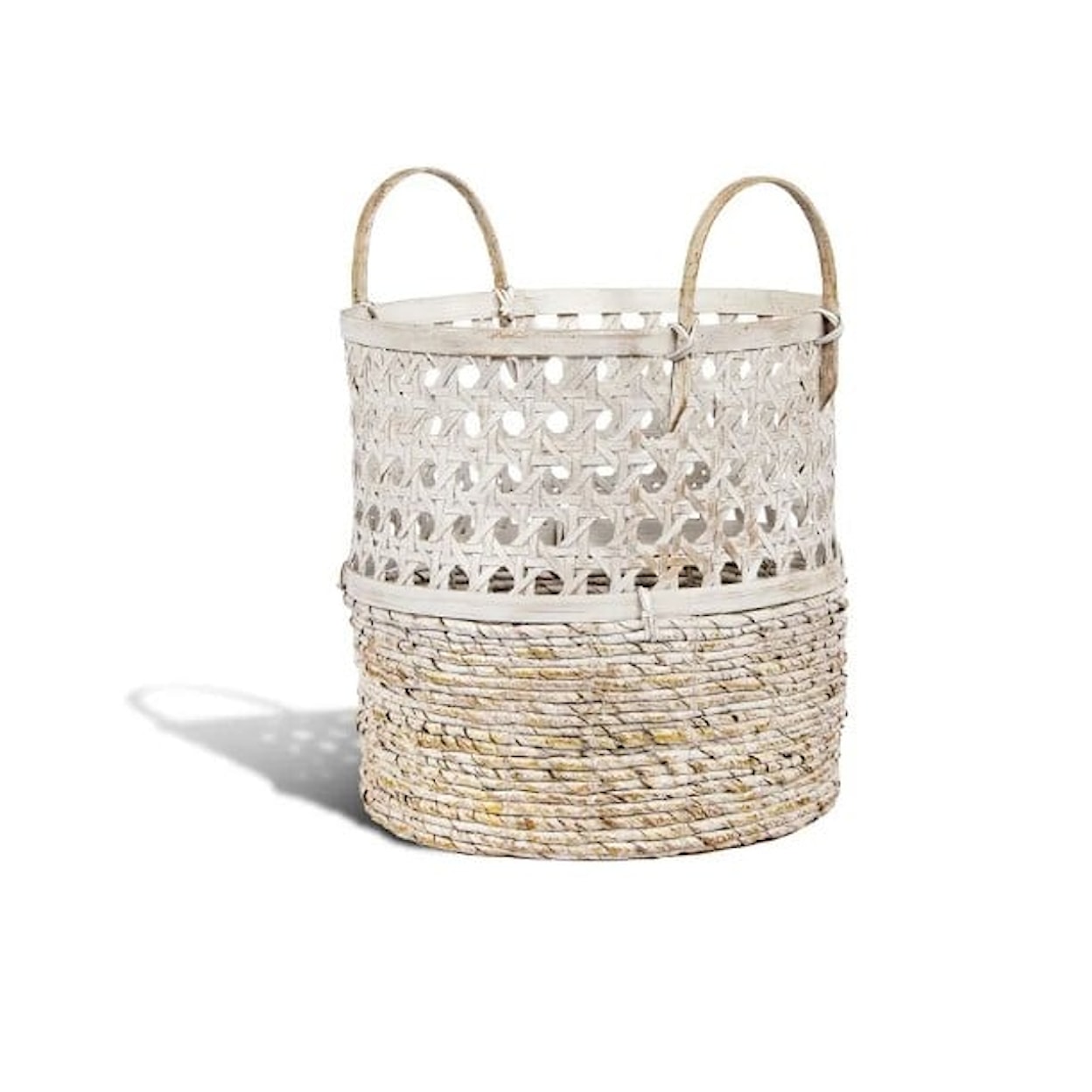 Ibolili Baskets and Sets BANANA LEAF DOUGAL RATTAN BASKET, RND- S/3