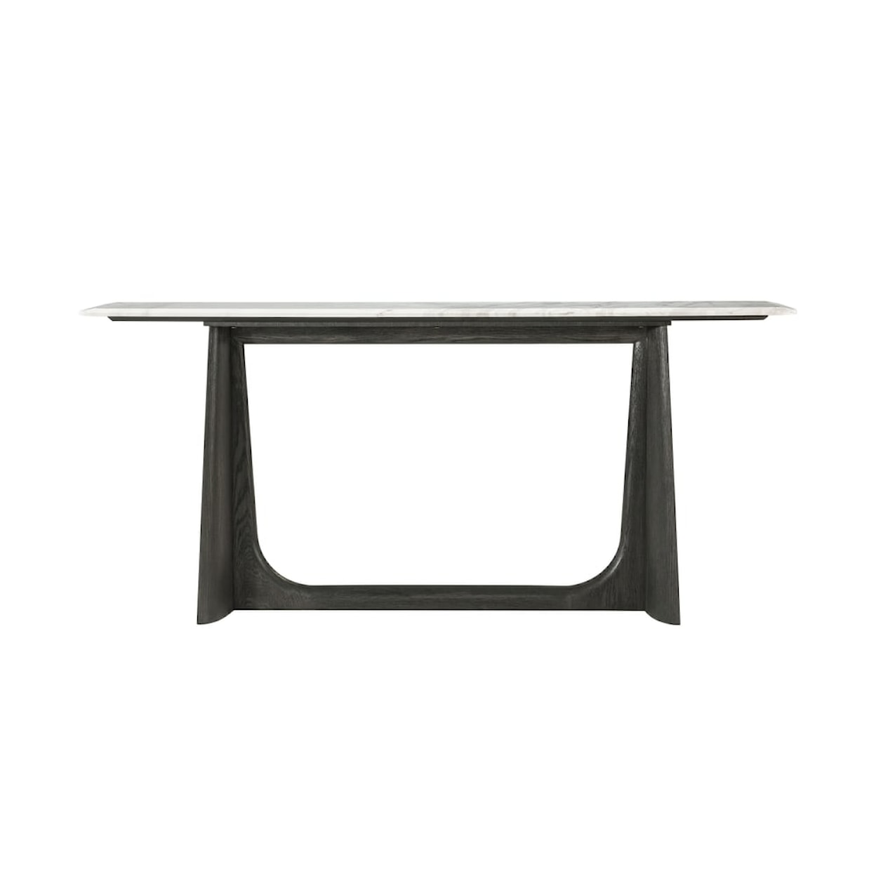 Theodore Alexander Repose Repose Wooden Console Table Marble Top