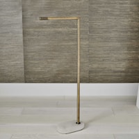 HIGHLIGHT FLOOR LAMP - ANTIQUE BRASS