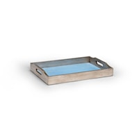 Small Blue Shagreen Tray