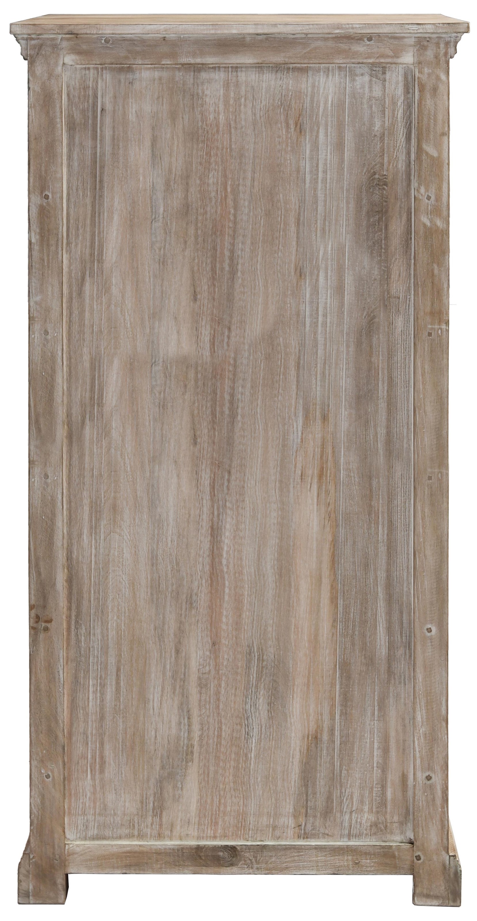 Classic Home Adelaide Wood 6Dwr Chest Natural White Wash