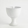 Global Views Accents Long Nose Bowl-White