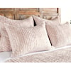 Classic Home Bedding Bari Velvet Bliss Pink 3pc Queen Quilt Set
