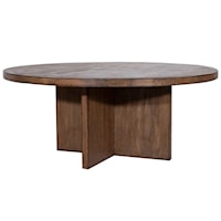 Harley Dining Table 60" in Medium Brown