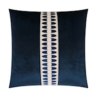 Mati Velvet-Indigo 22" Pillow