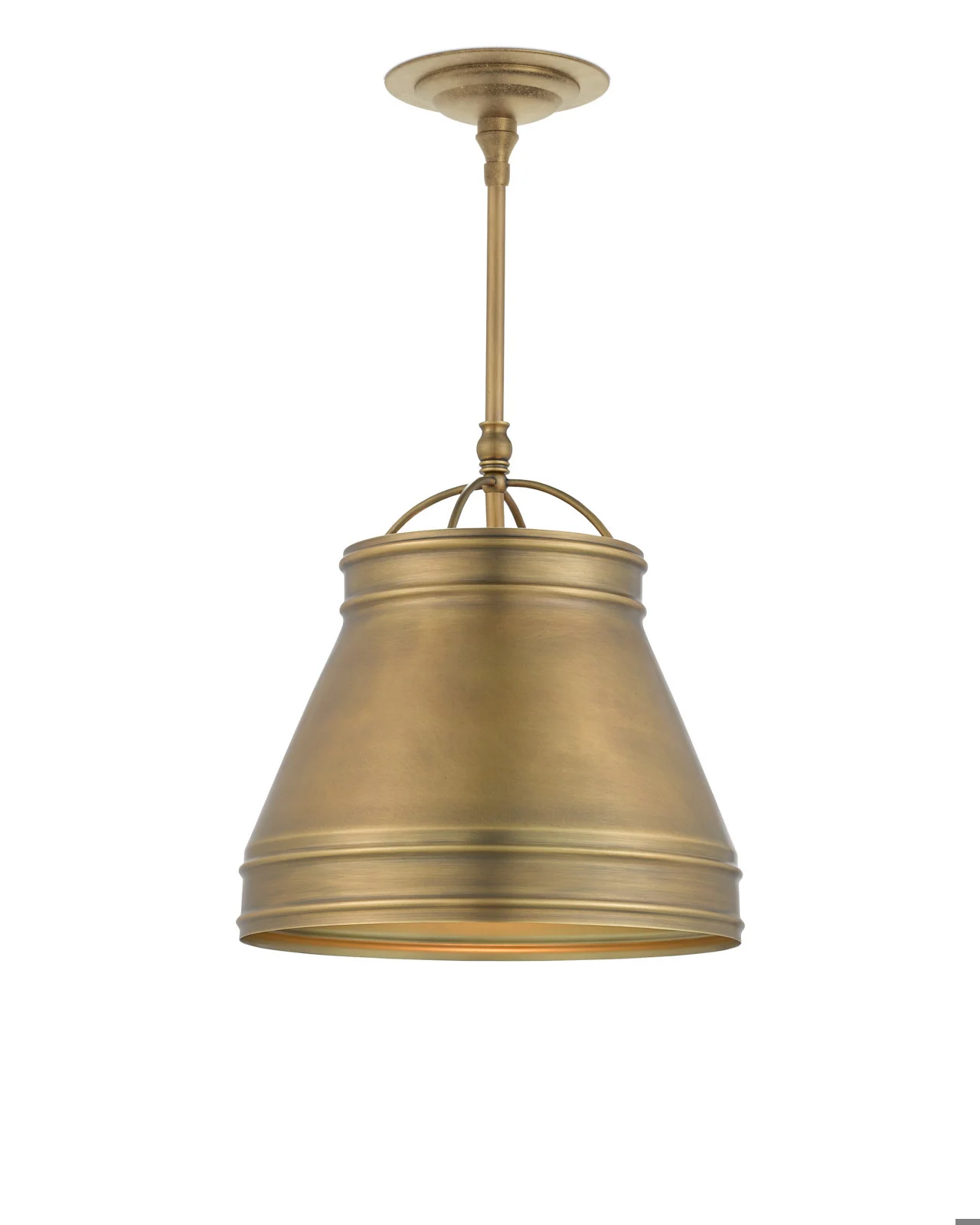 Currey & Co Currey & Co Lumley Brass Pendant