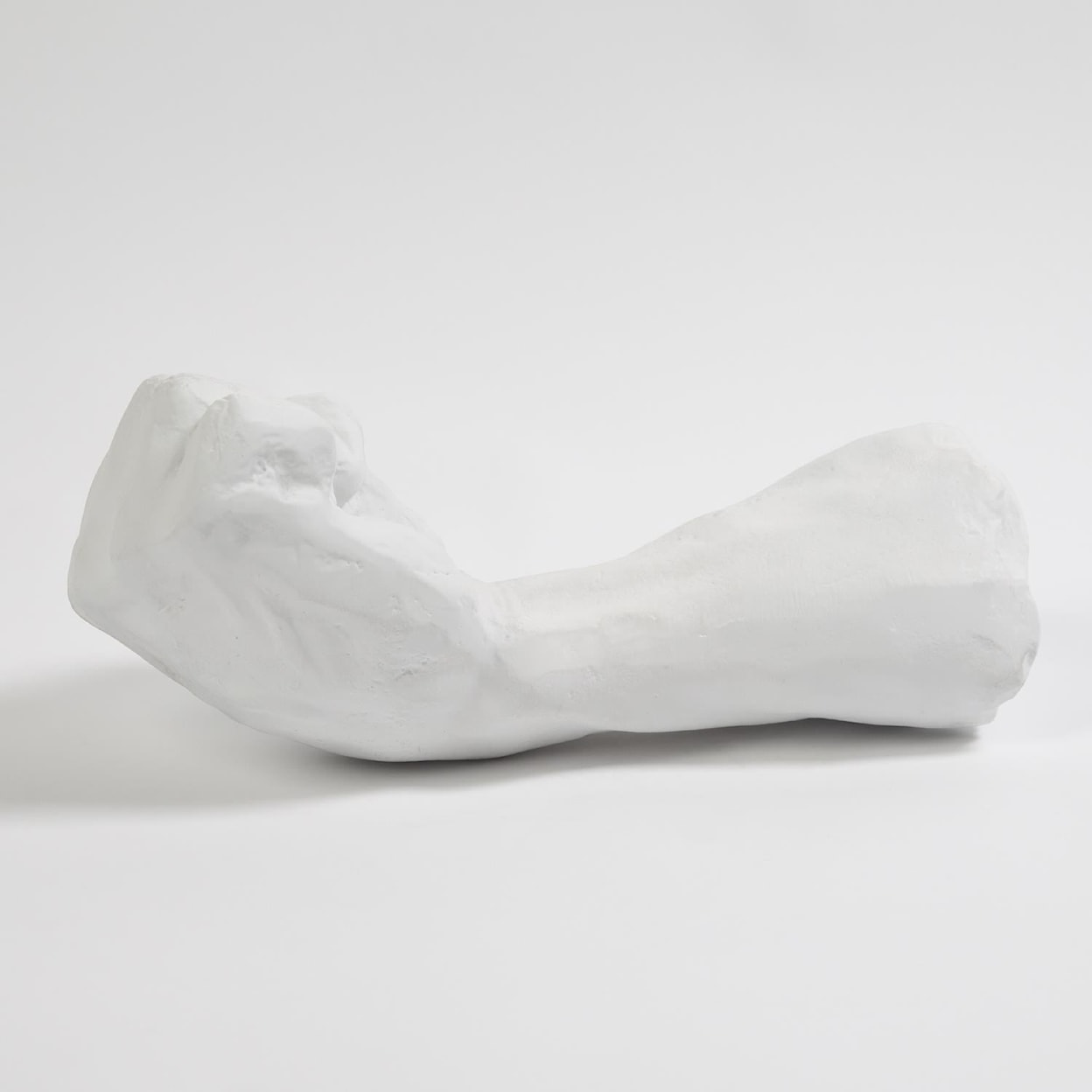 Global Views Sculptures by Global Views HAND CLOSED-MATTE WHITE