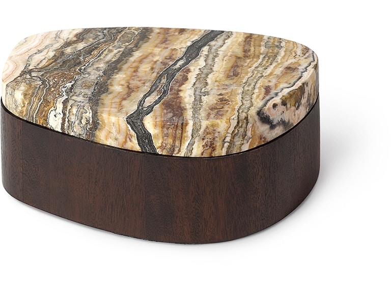 HUXLEY BOX, WIDE, UMBER