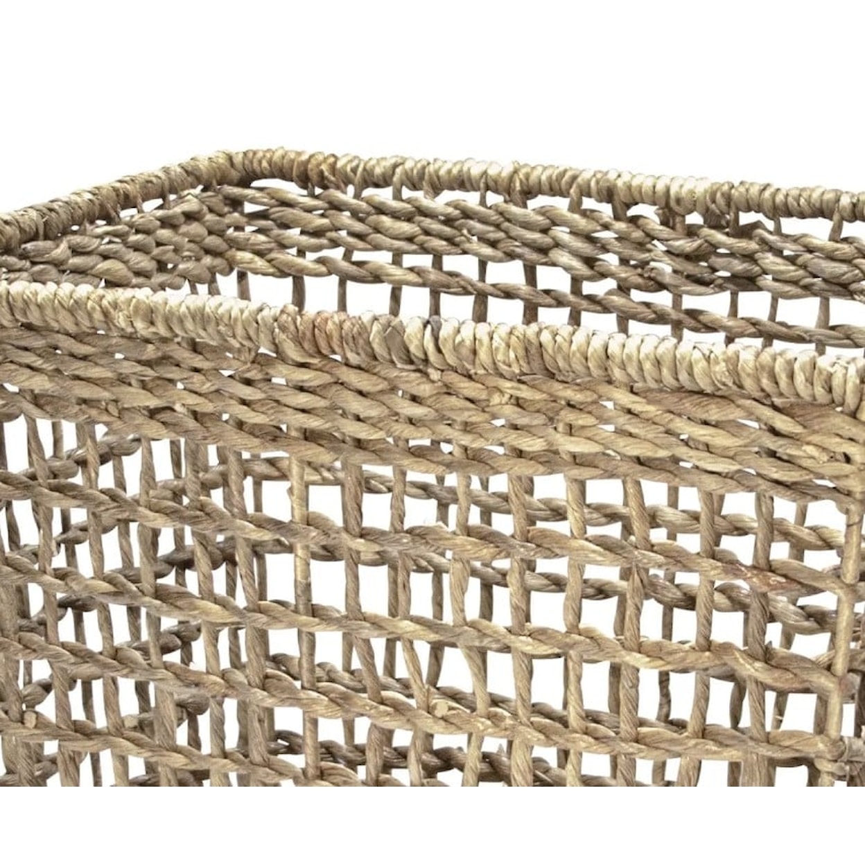 Ibolili Baskets and Sets SHIP KNOT LAUNDRY BASKET, RECT