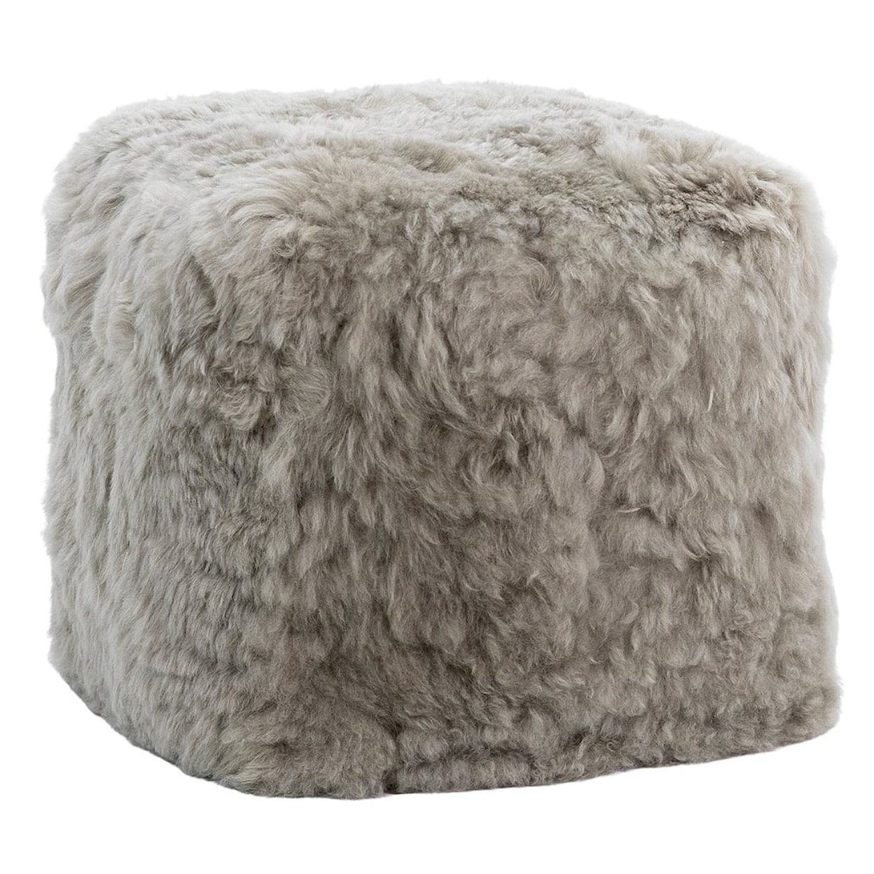 Dovetail Furniture Pillows & Poufs Shorn Pouf 