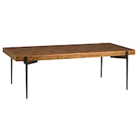 Coffee Table with Iron Legs
