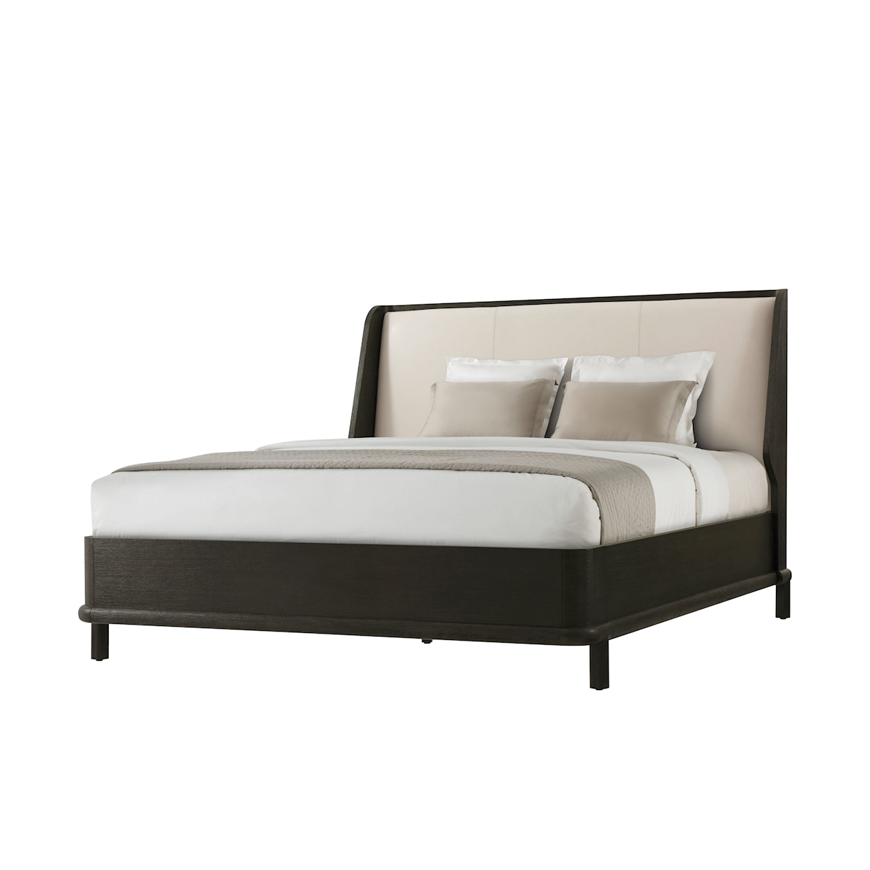 Theodore Alexander Repose Repose Wooden w/ Uph. Hdbd Cali King Bed