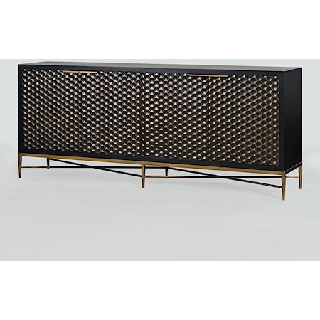 HONEYCOMB SIDEBOARD- NOIR