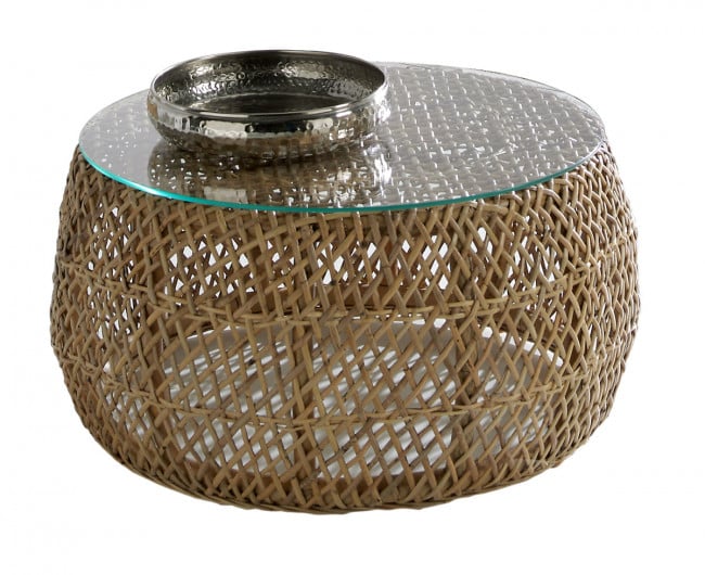 Sumatra Coffee Table w/glass