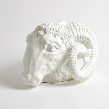 CAPRICORN SCULPTURE-MATTE WHITE