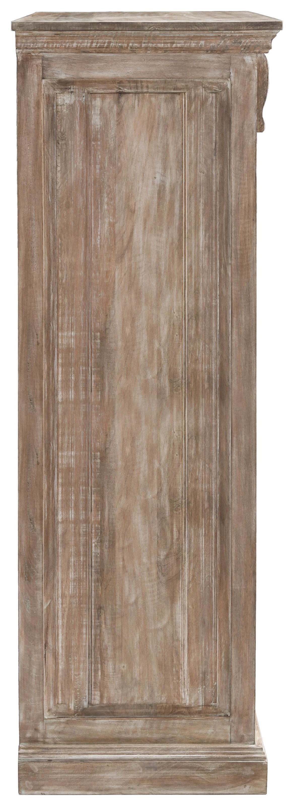 Classic Home Adelaide Wood 6Dwr Chest Natural White Wash